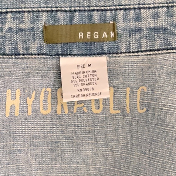 Hydraulic Crop Denim Jacket - Size M - Picture 4 of 6